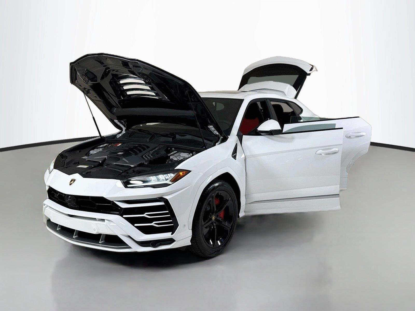 Used 2020 Bianco Icarus Metallic Lamborghini Carbon Bonnett | Custom Exhaust | Only 10K Miles image 44