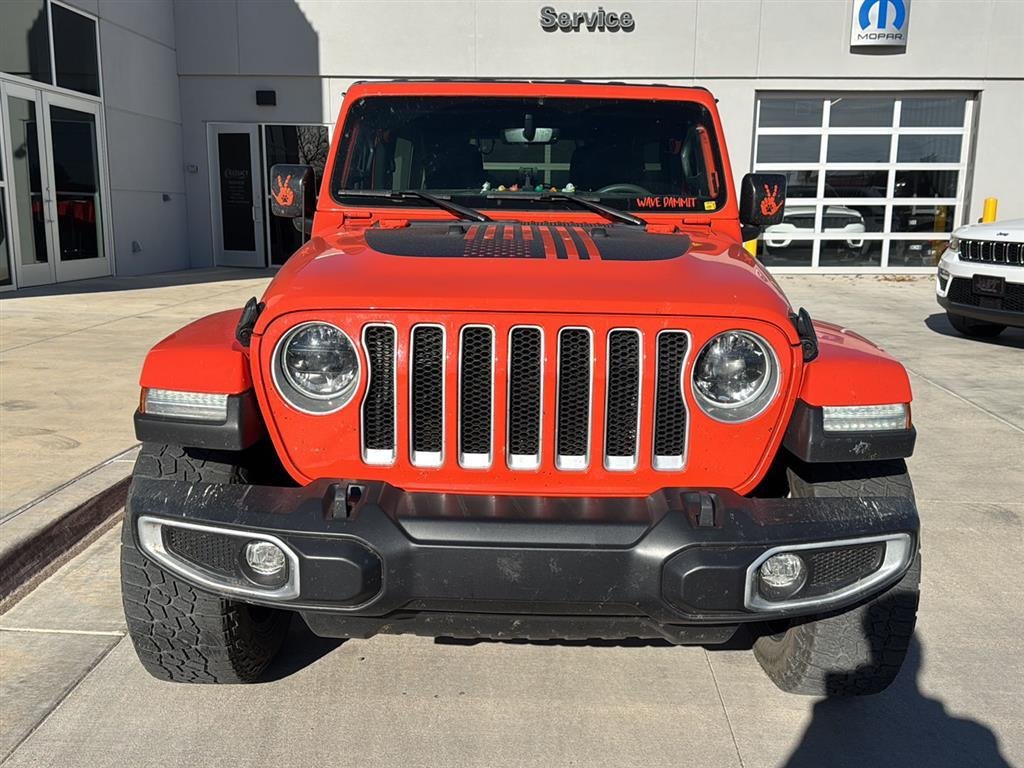 Used 2023 Orange Jeep Unlimited Sahara image 8