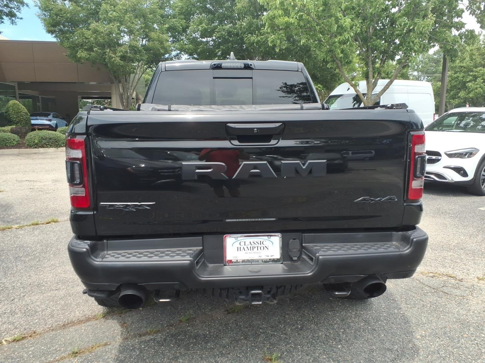 Used 2021 Diamond Black Crystal Pearlcoat Ram TRX image 7