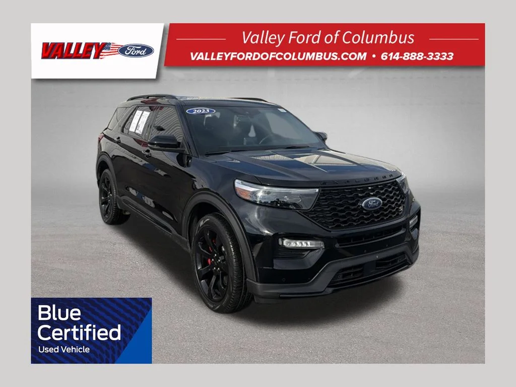 Certified Used 2023 Black Metallic Ford ST image 1