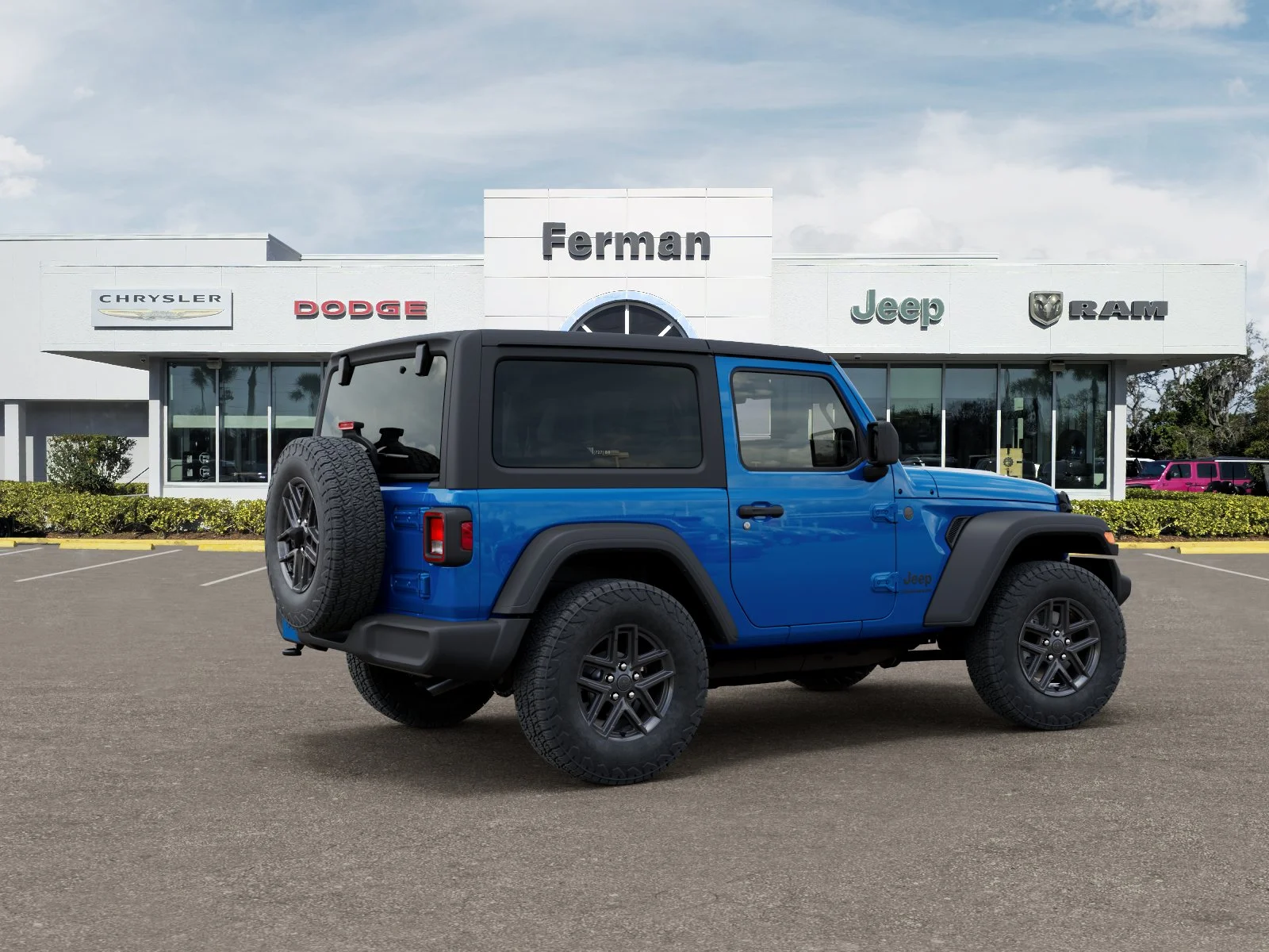 New 2026 Hydro Blue Pearl-Coat Exterior Paint Jeep Sport S image 37