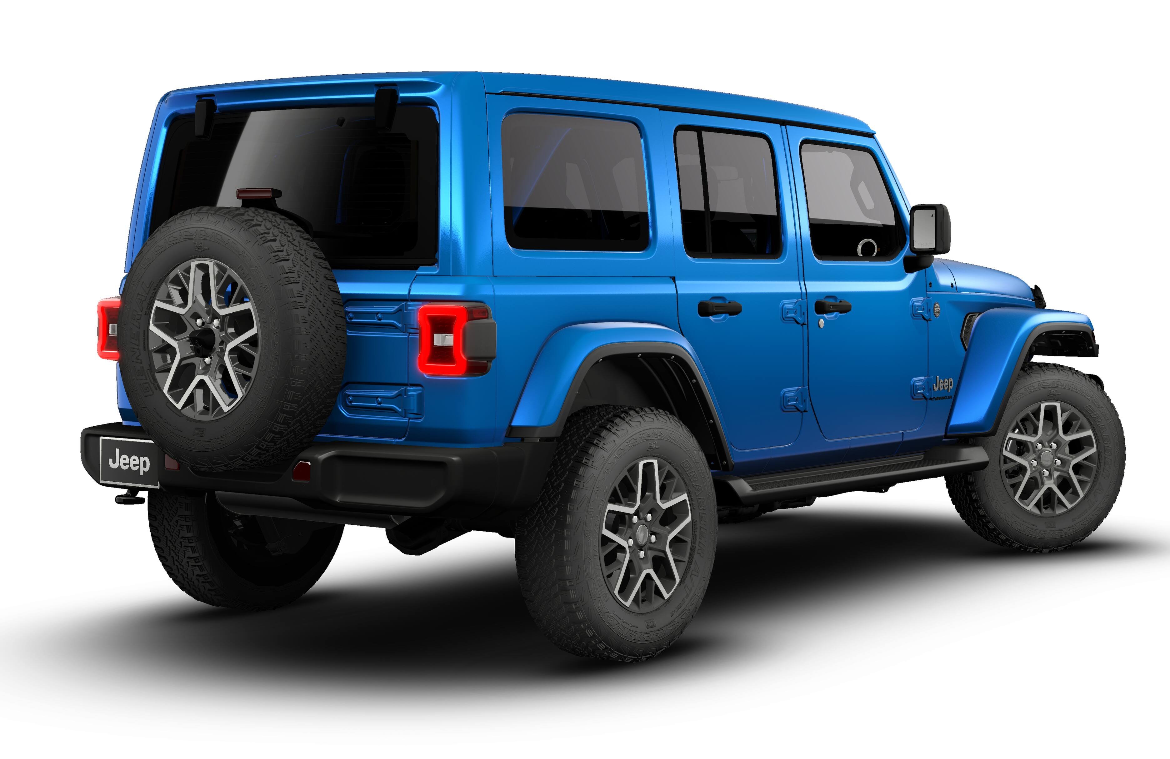 New 2026 Hydro Blue Pearl-Coat Exterior Paint Jeep Sahara image 2