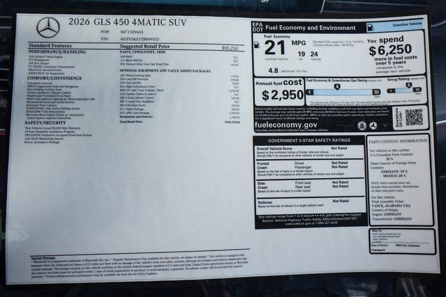 New 2026 Black Mercedes-Benz GLS 450 image 34