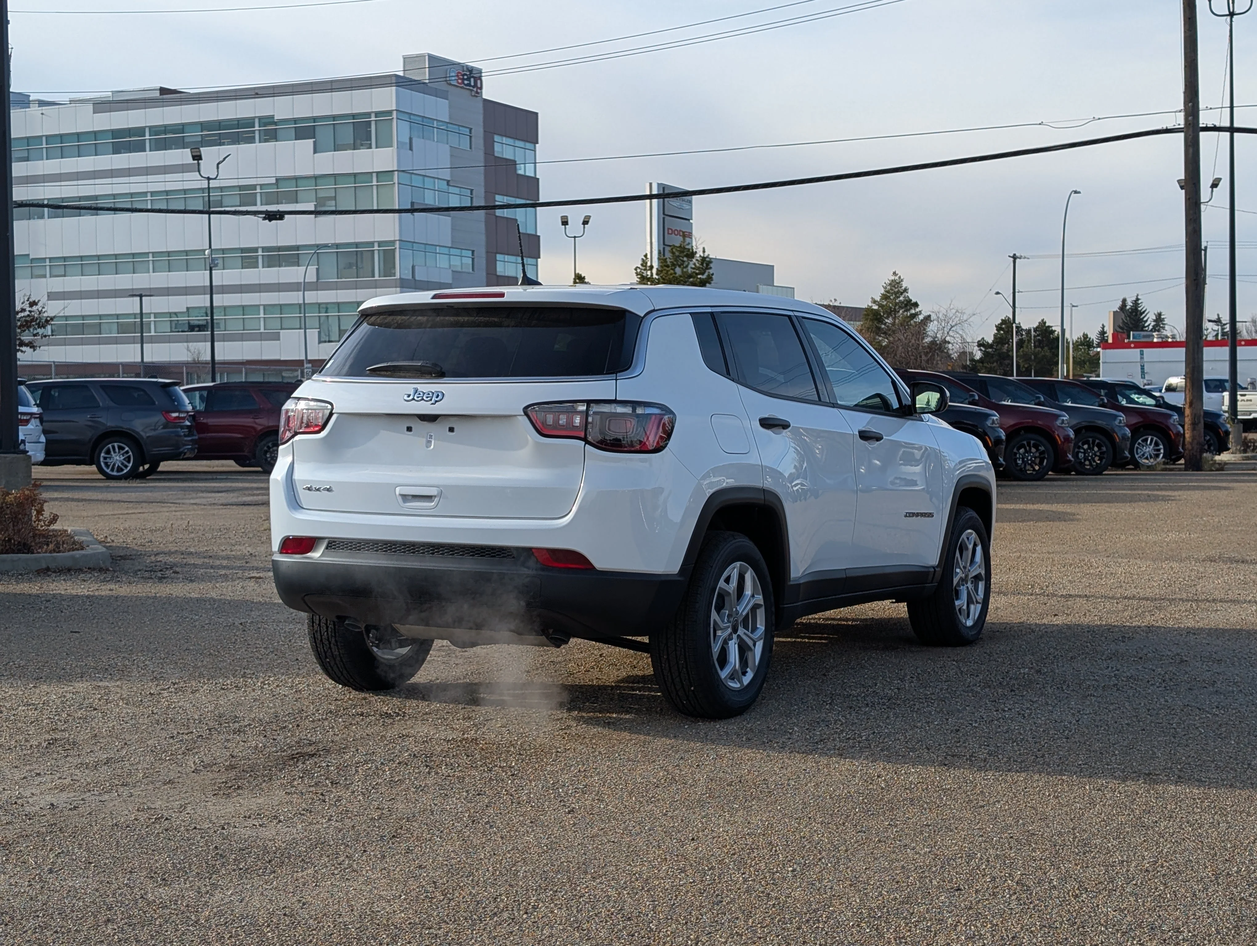New 2026 Bright White Jeep Sport image 7