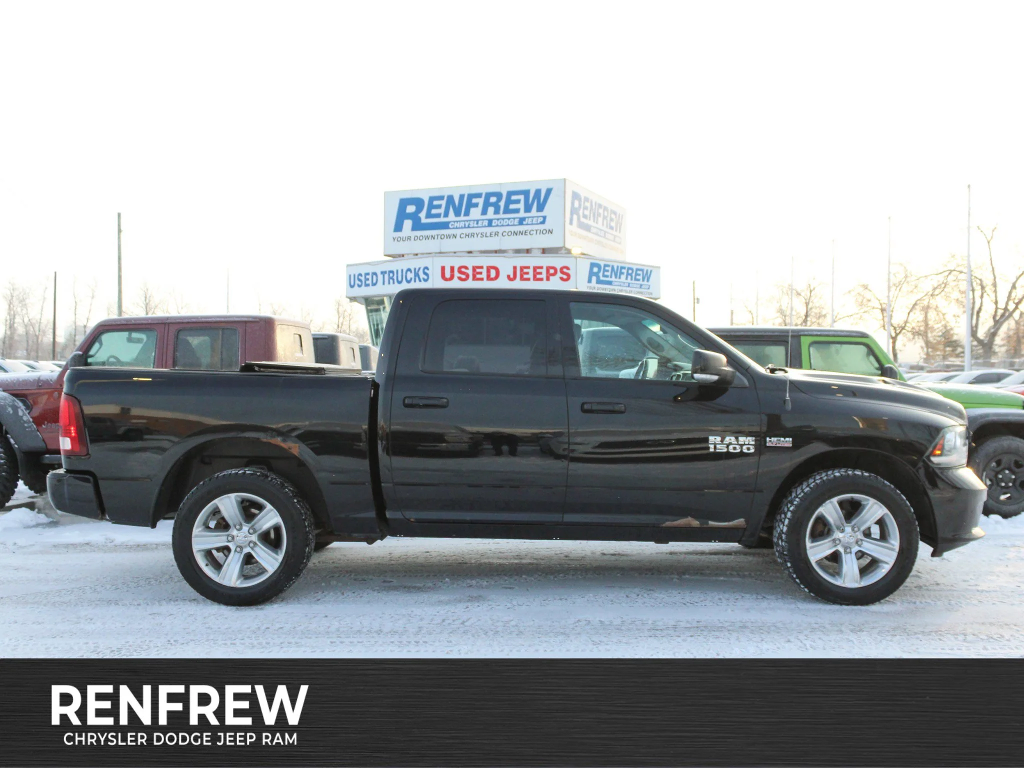 Used 2014 Black RAM Sport * One Owner | HEMI V8 | Heated Seats | Remote Start | Alpine | Mechanic Special image 1