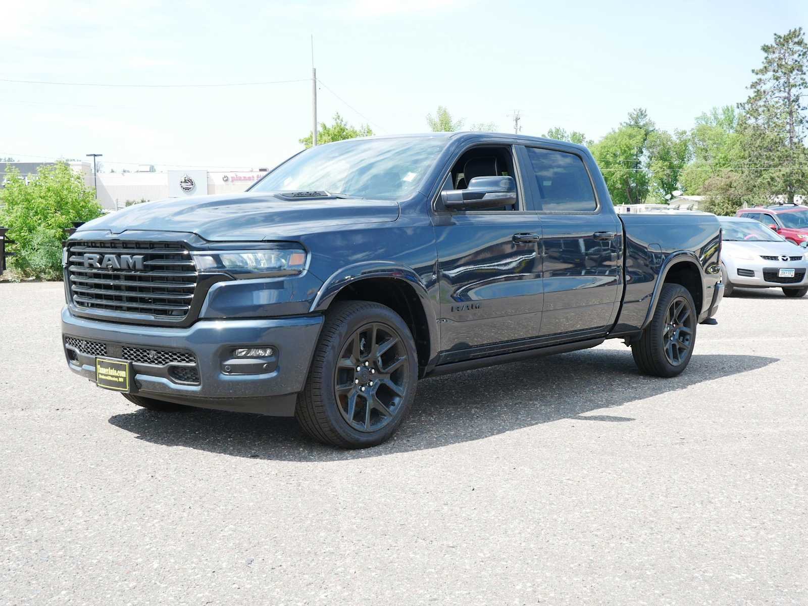 New 2026 Forged Blue Metallic Exterior Paint RAM Laramie image 3