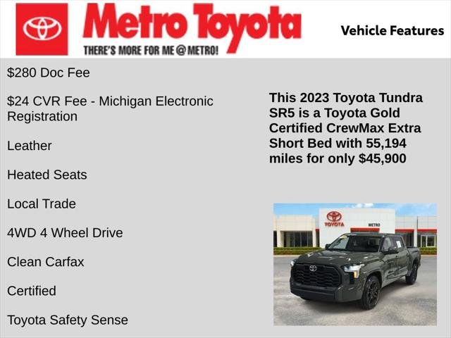 Certified Used 2023 ARMY GREEN Toyota SR5 image 6