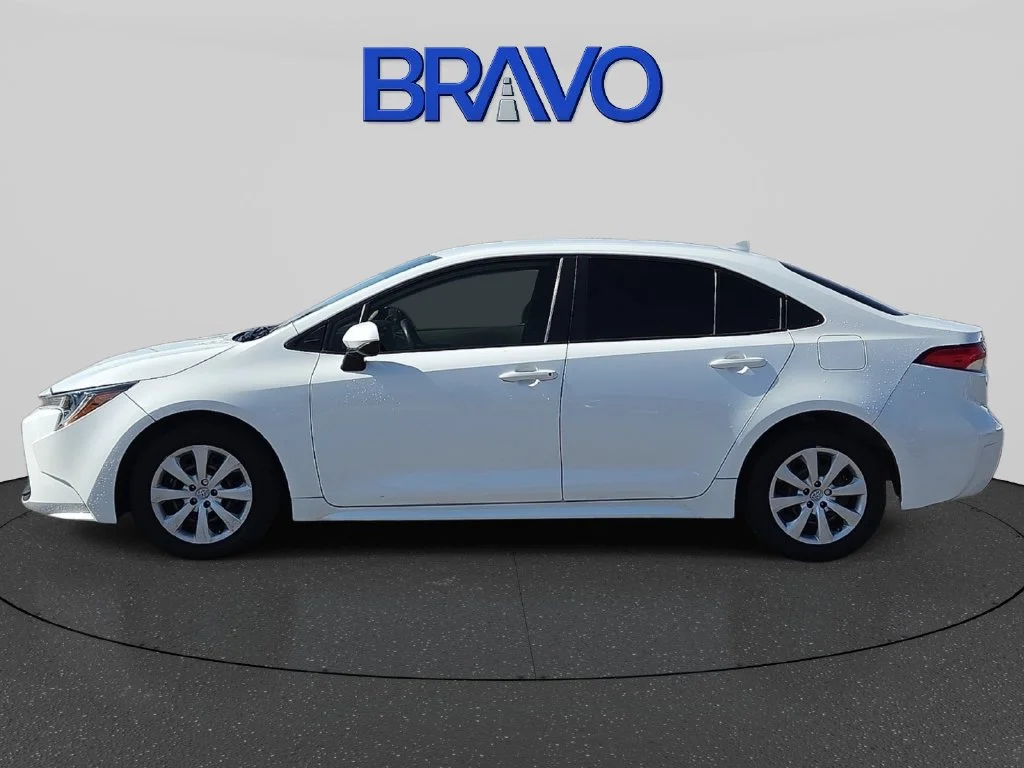 Used 2023 White Toyota LE image 2
