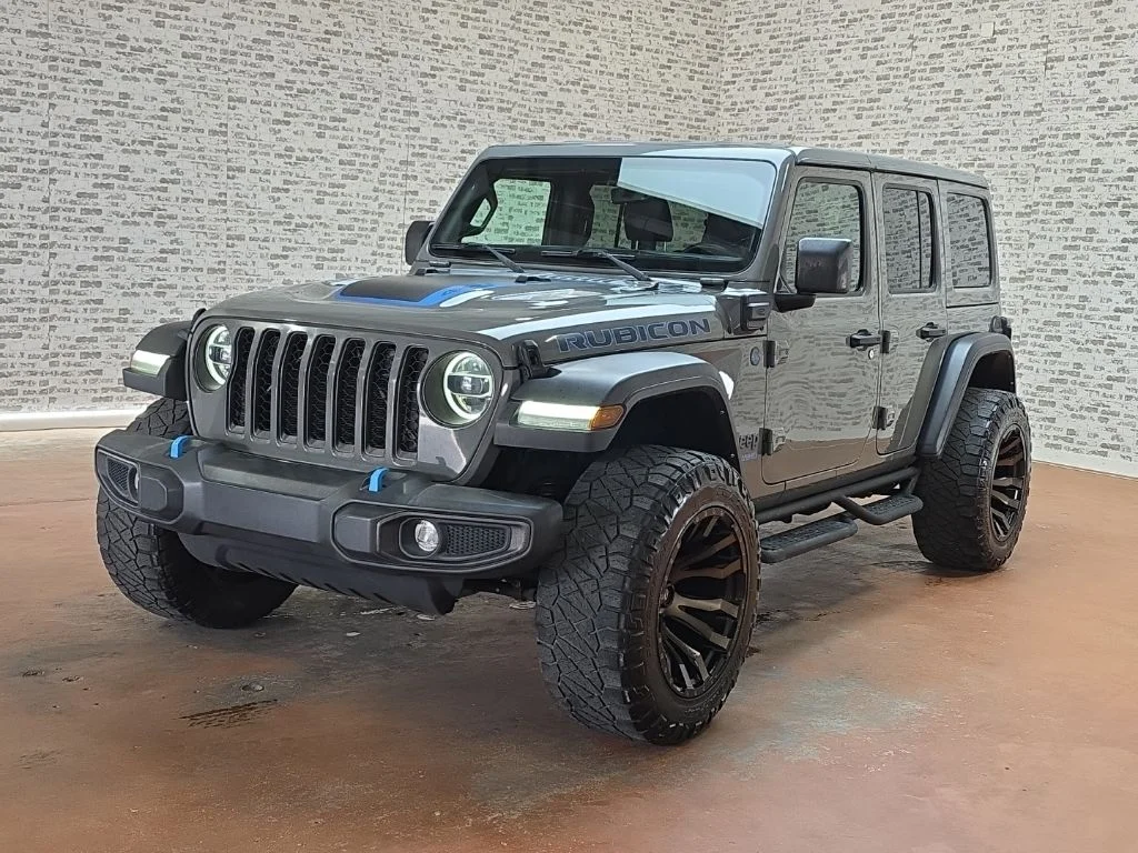 Used 2022 Sting-Gray Clearcoat Jeep Unlimited Rubicon 4xe image 3