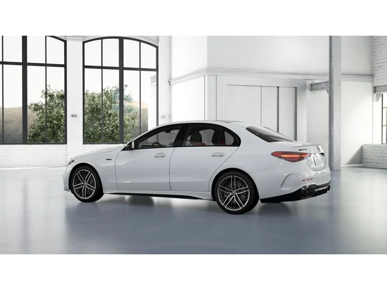 New 2026 Polar White Mercedes-Benz AMG® C 43 4MATIC® Sedan image 31