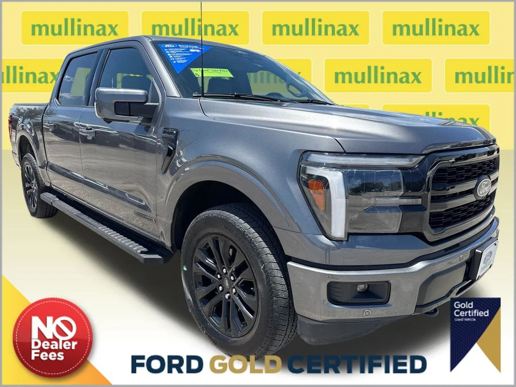 Certified Used 2025 Black Ford Lariat image 1