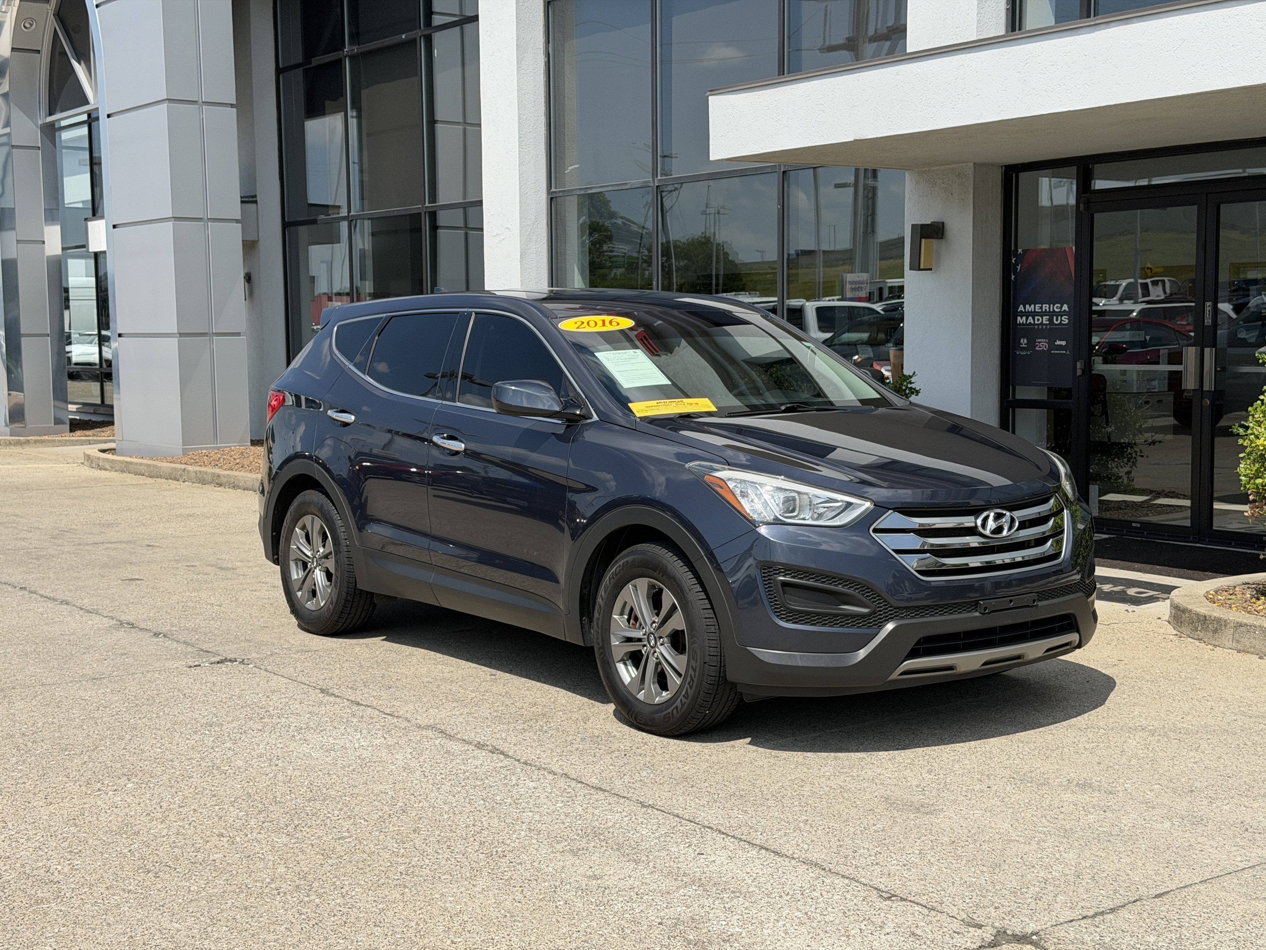Used 2016 Hyundai Santa Fe Sport with VIN 5XYZT3LB7GG370086 for sale in Jeffersonville, IN