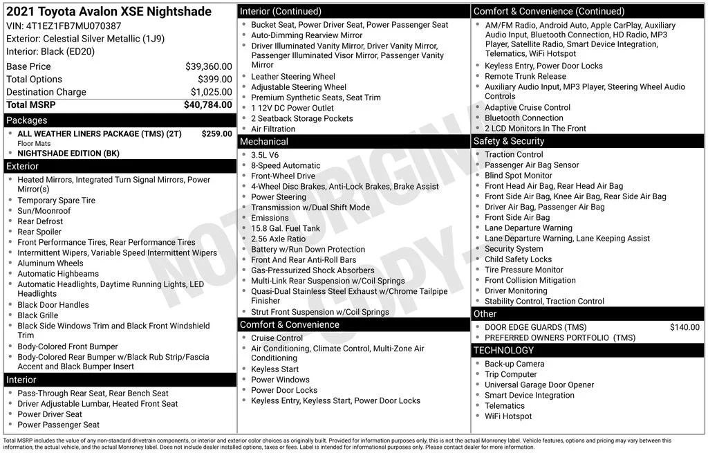 Used 2021 Silver Toyota XSE image 17