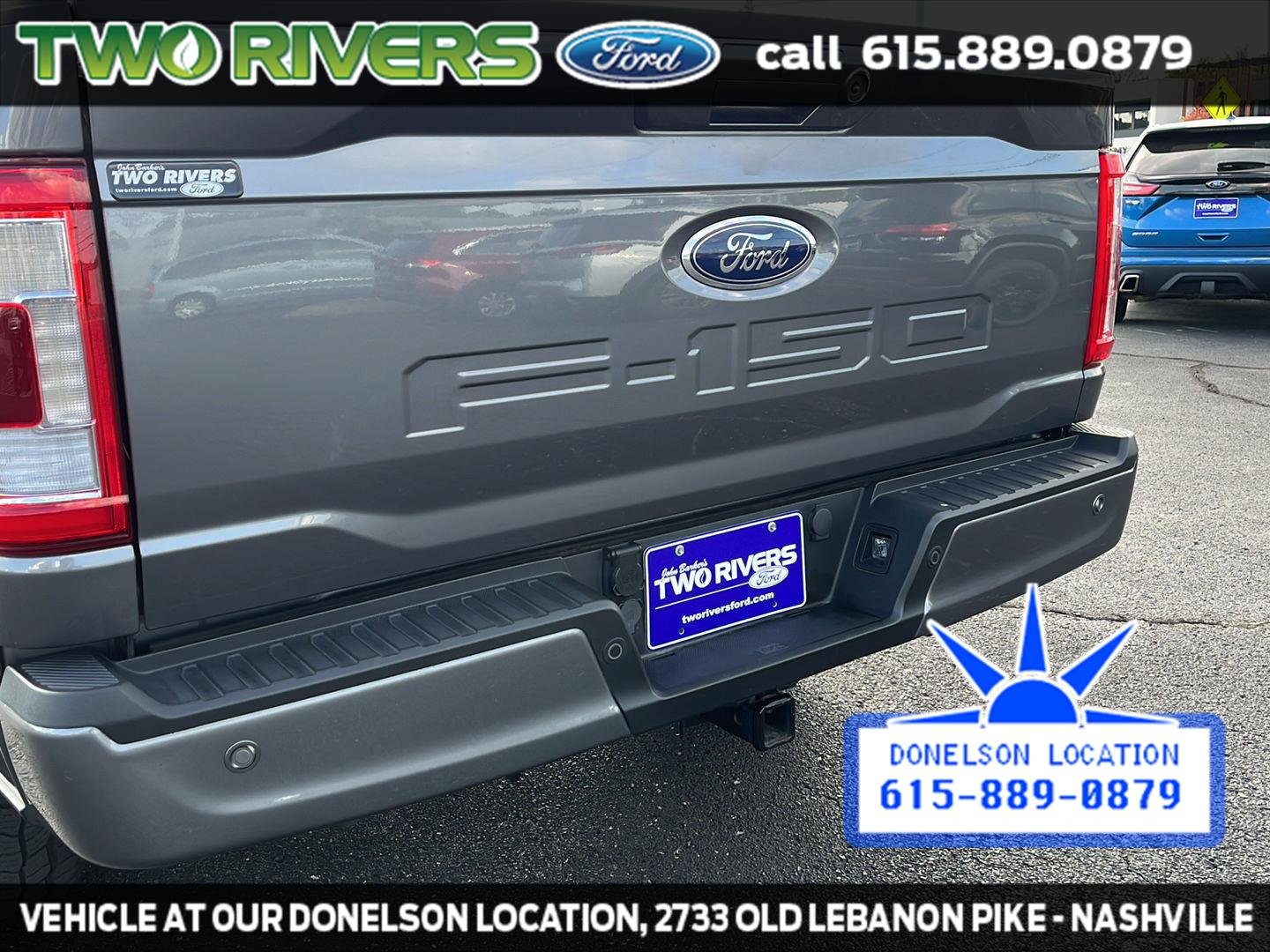 Used 2021 Carbonized Gray Metallic Ford LARIAT image 12