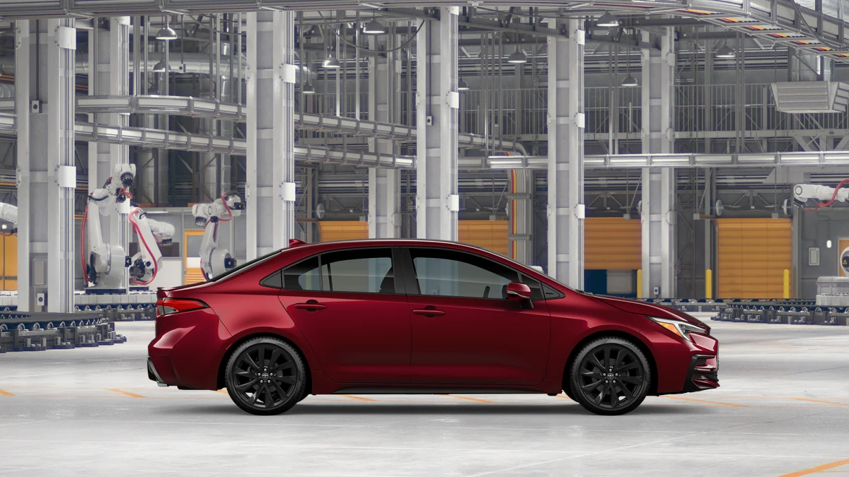 New 2026 Ruby Flare Pearl Toyota SE image 12