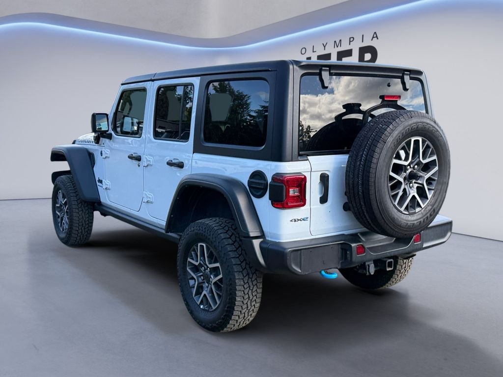 Used 2023 White Jeep Rubicon 4xe image 2
