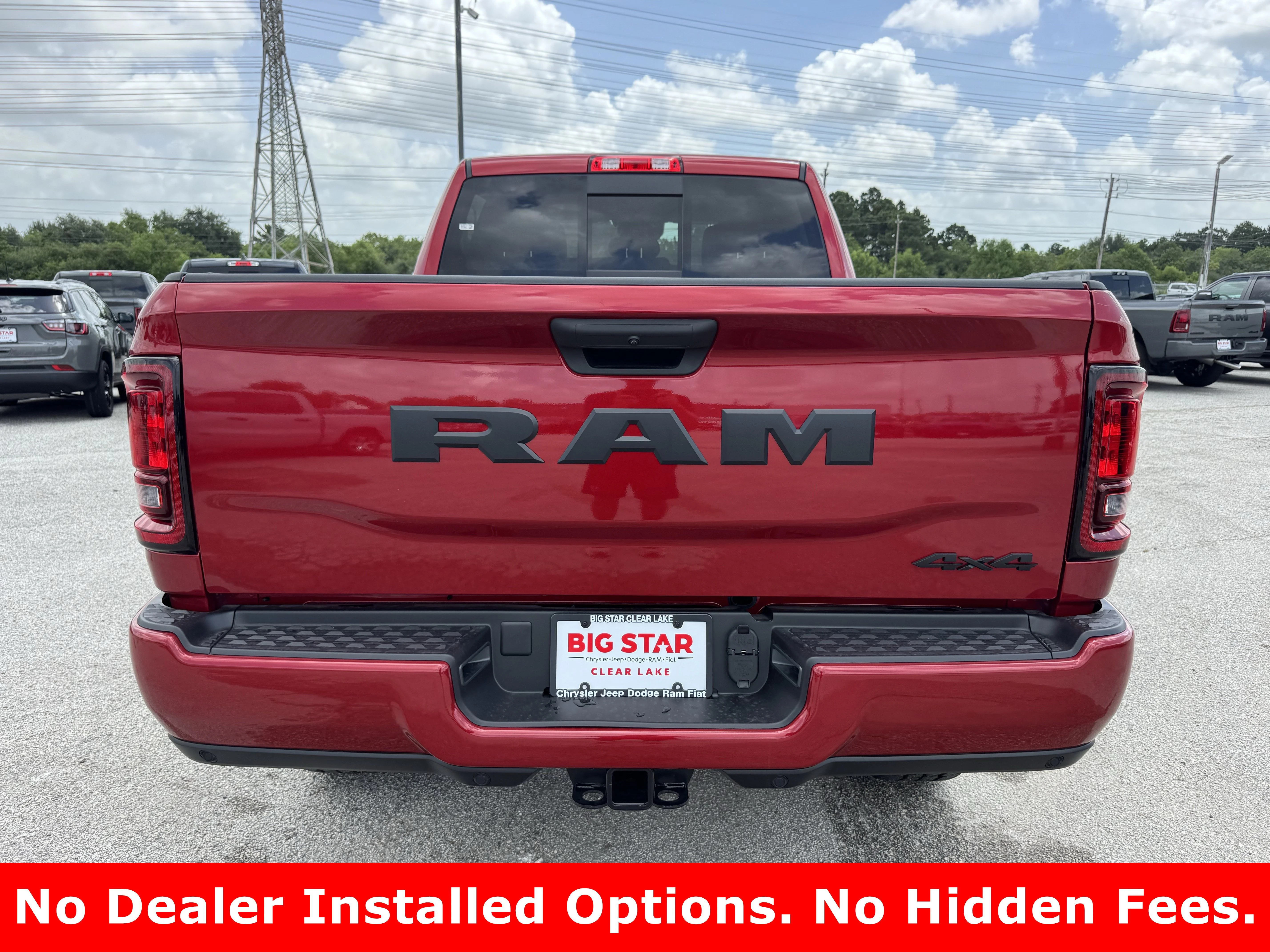 New 2026 Molten Red Pearlcoat Ram Black Express image 6