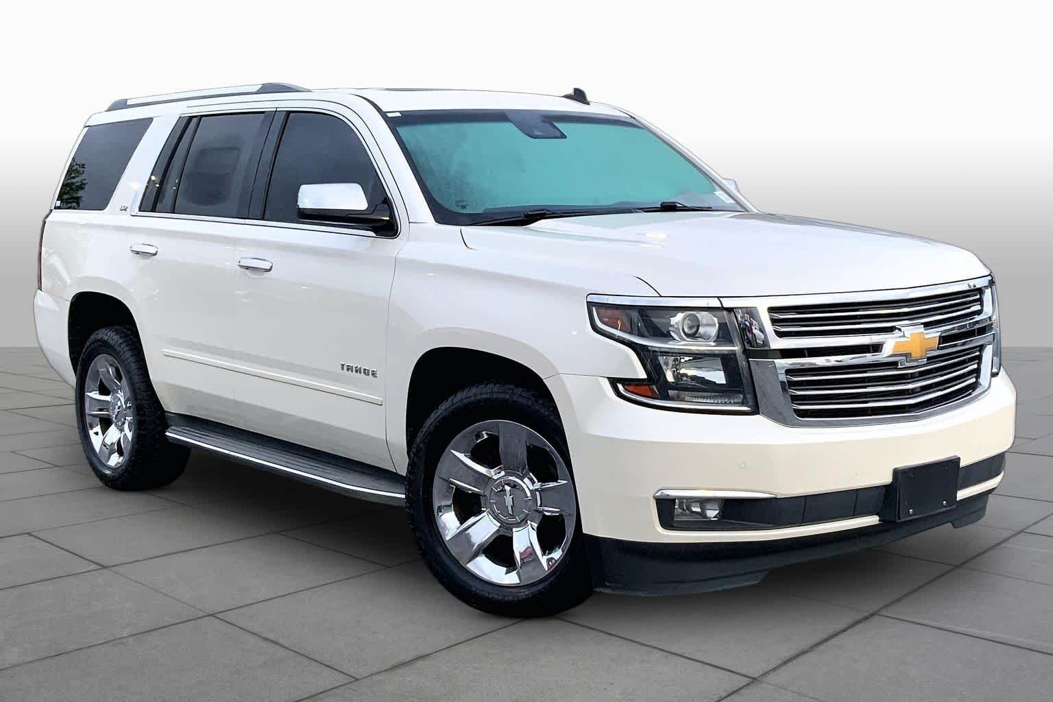 Used 2015 White Diamond Tricoat Chevrolet LTZ image 3