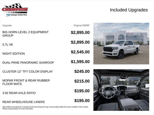 New 2026 Bright White Clear-Coat Exterior Paint RAM BIG HORN image 6