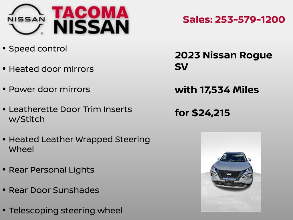 Used 2023 Silver Nissan SV image 11