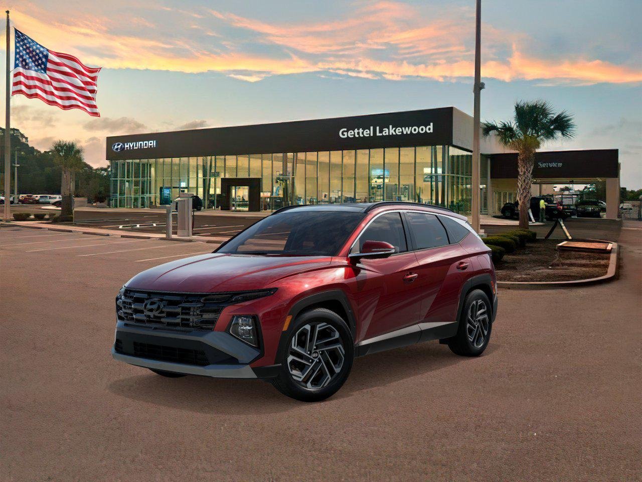 New 2026 Red Hyundai Limited FWD image 1
