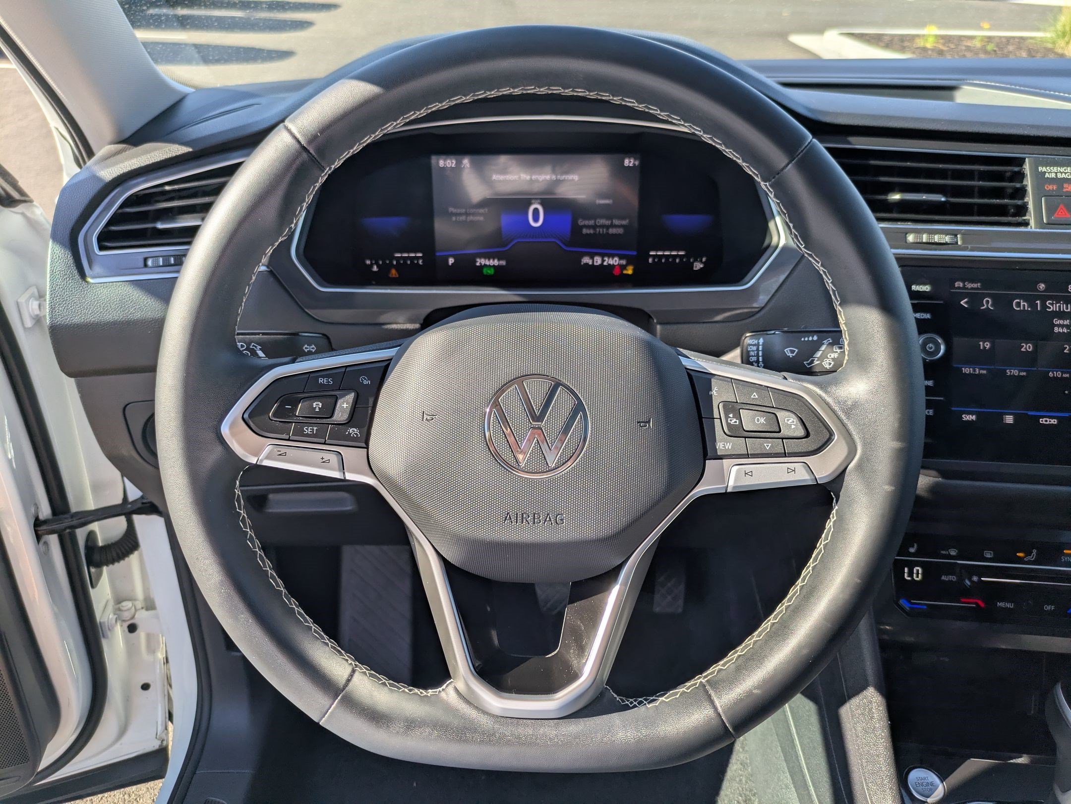 Certified Used 2023 Opal White Volkswagen SE image 18