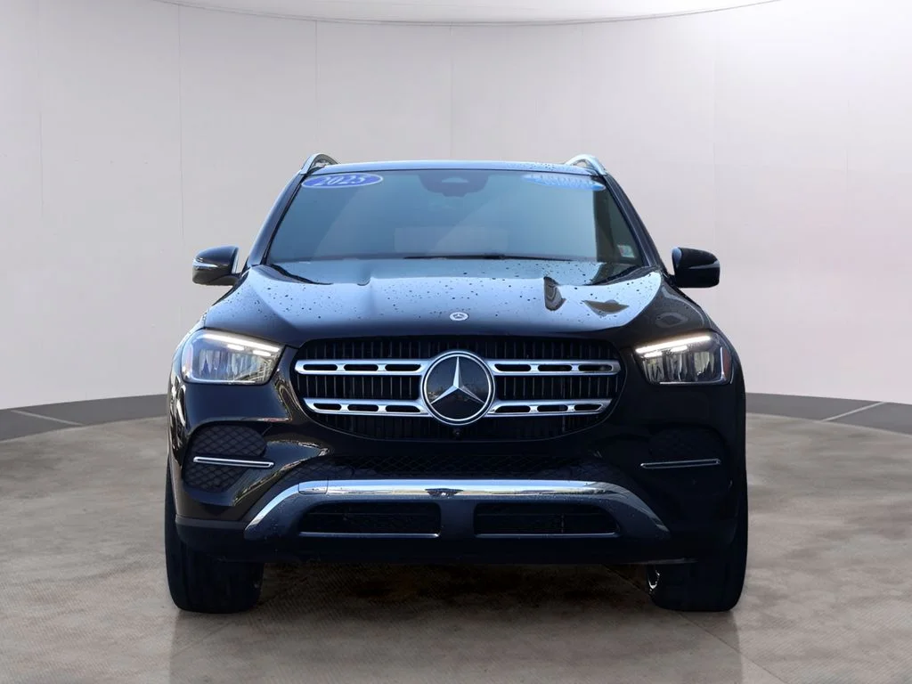 Certified Used 2025 Obsidian Black Metallic Mercedes-Benz GLE 350 image 2