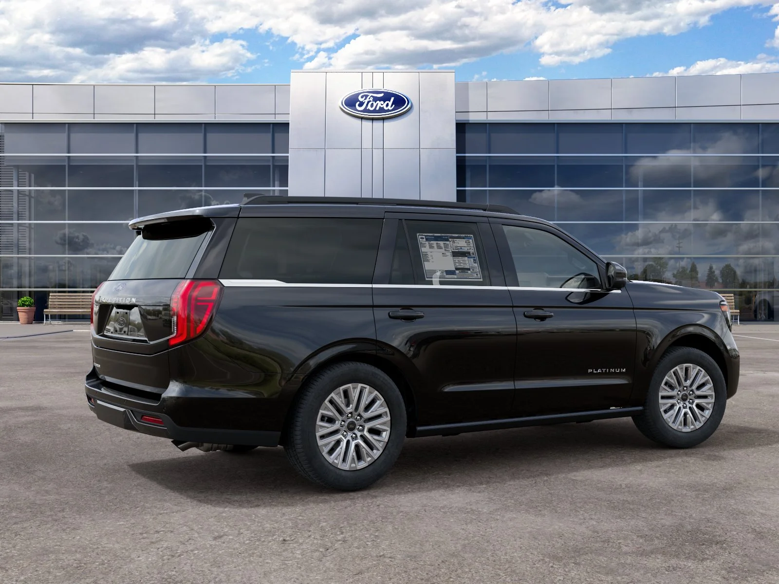 New 2027 Agate Black Metallic Ford Platinum image 6