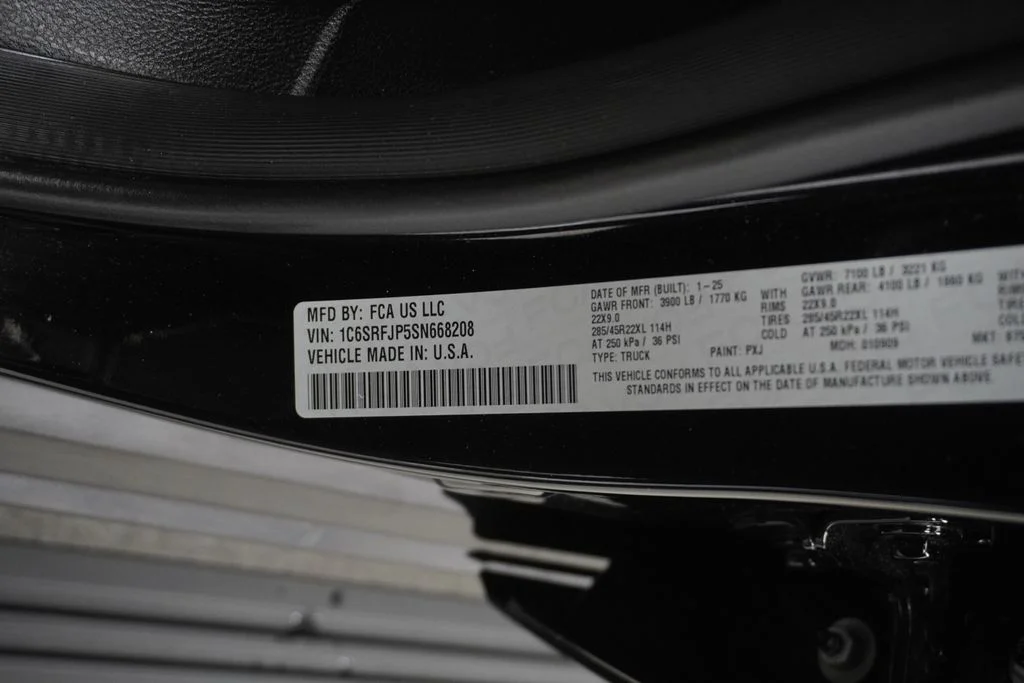 Certified Used 2025 Black Ram Laramie image 56