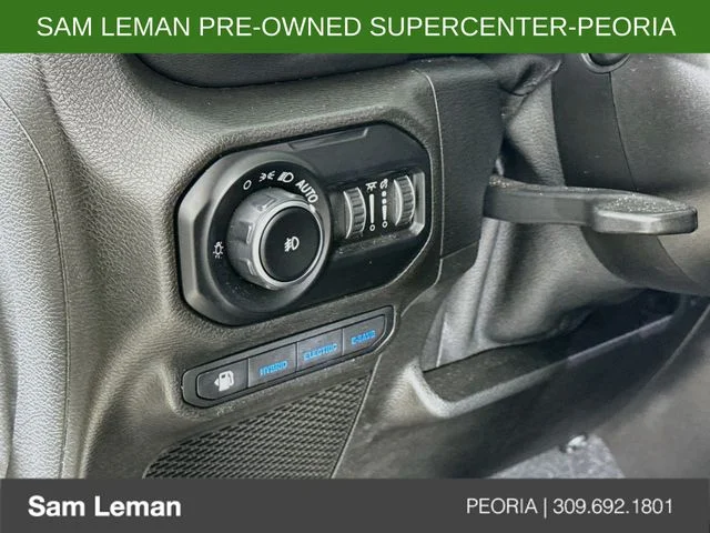 Used 2021 Gray Jeep Unlimited Sahara 4xe image 10