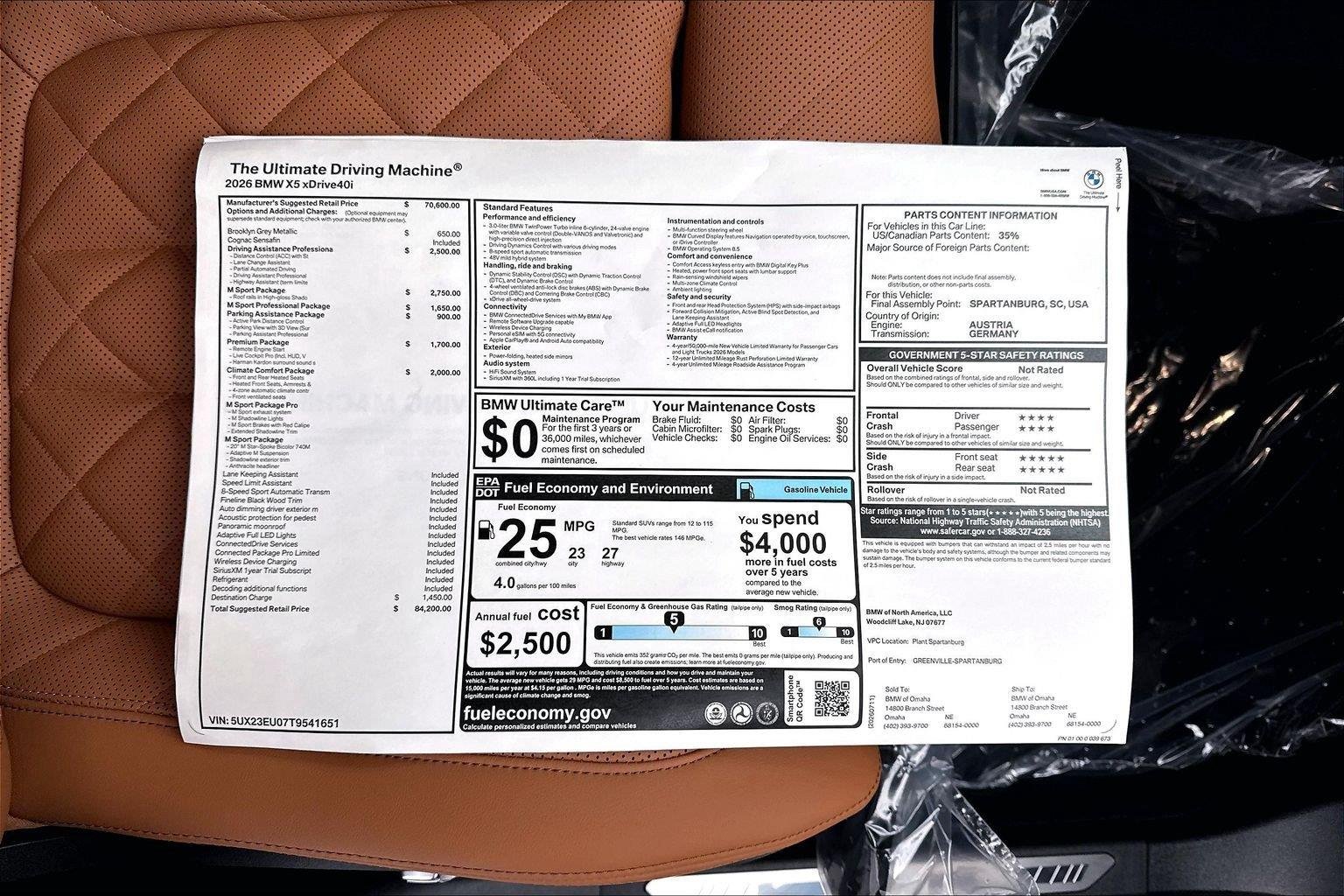 New 2026 Brooklyn Grey Metallic BMW xDrive40i image 38