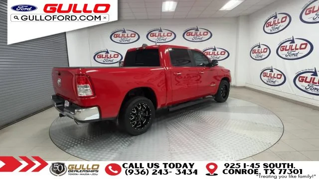 Used 2019 Flame Red Clearcoat Ram Big Horn/Lone Star image 2