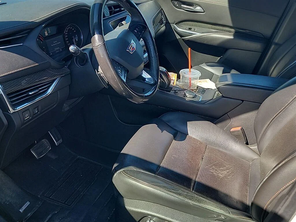 Used 2019 Crystal White Tricoat Cadillac AWD Sport image 6
