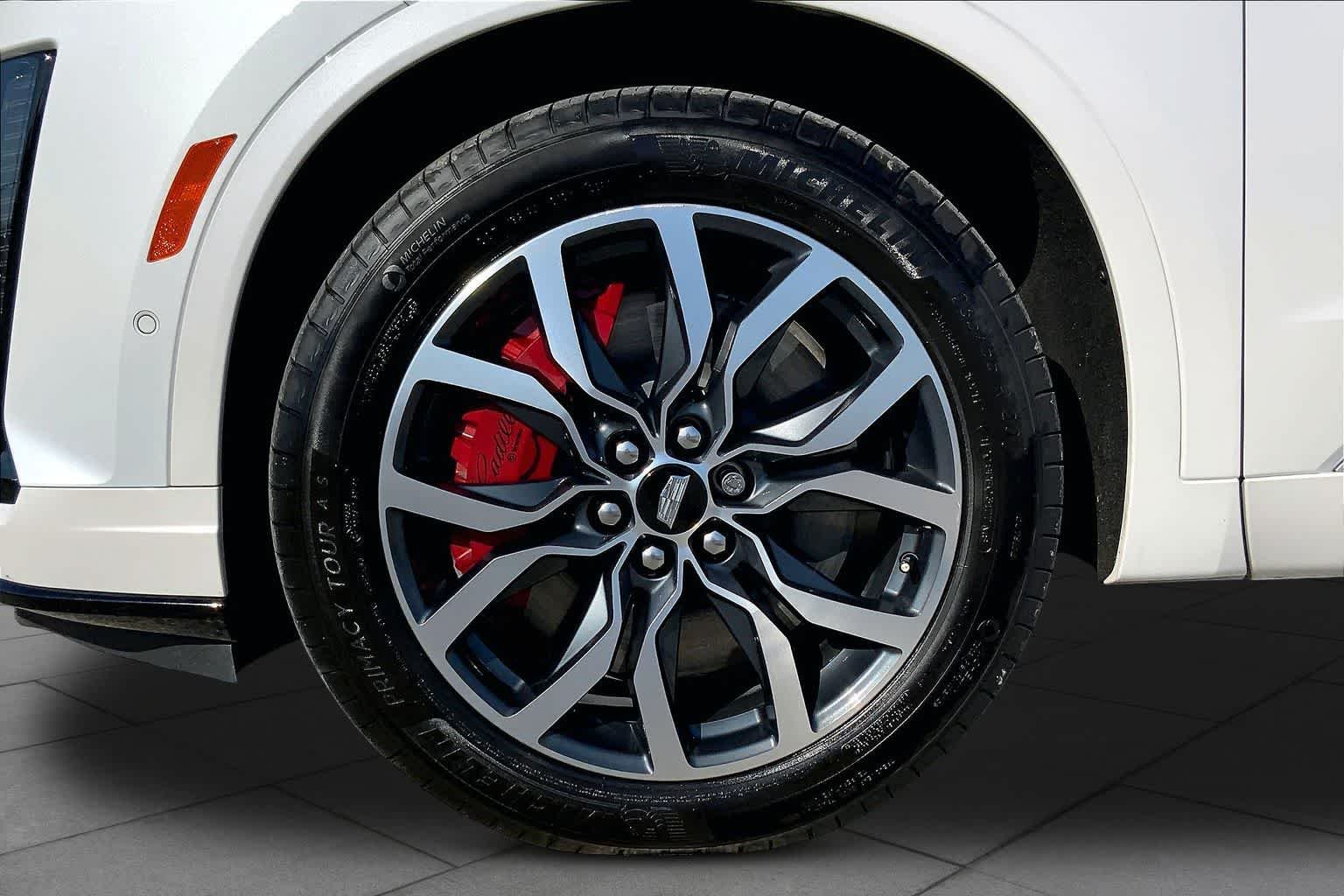 Used 2025 Crystal White Tricoat Cadillac AWD Sport image 11