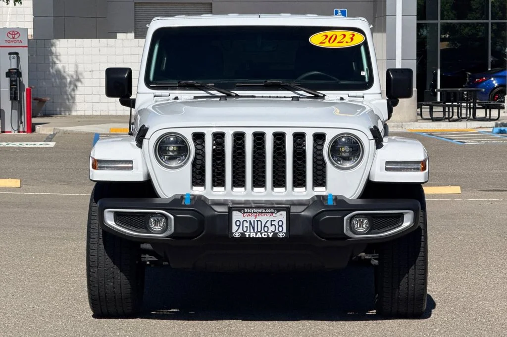 Used 2023 White Jeep Sahara 4xe image 12