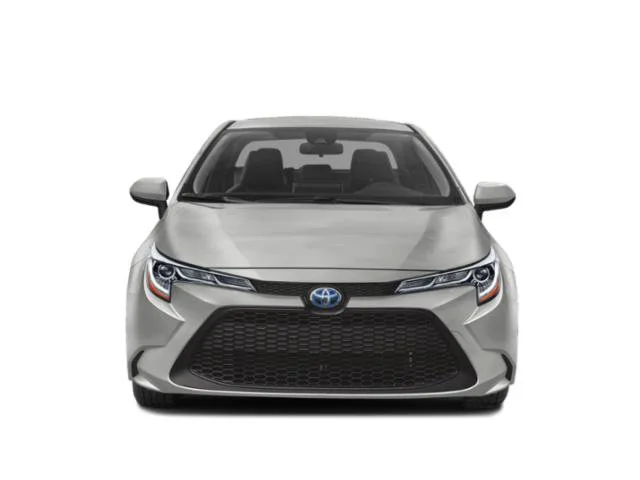 Used 2021 Super White Toyota Hybrid LE image 4