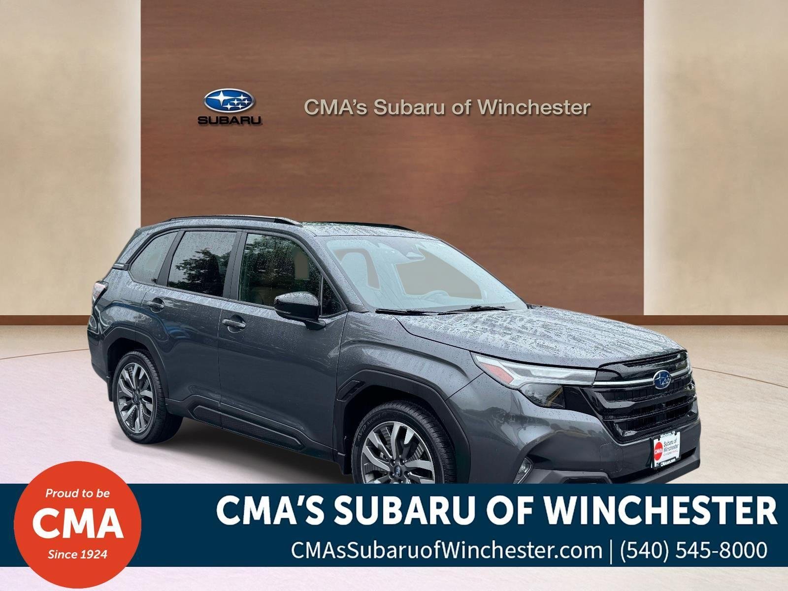 Certified Used 2025 Magnetite Gray Metallic Subaru Touring image 1