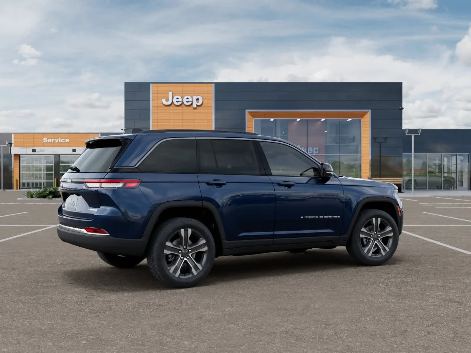 New 2027 Fathom Blue Pearlcoat Jeep Limited image 4