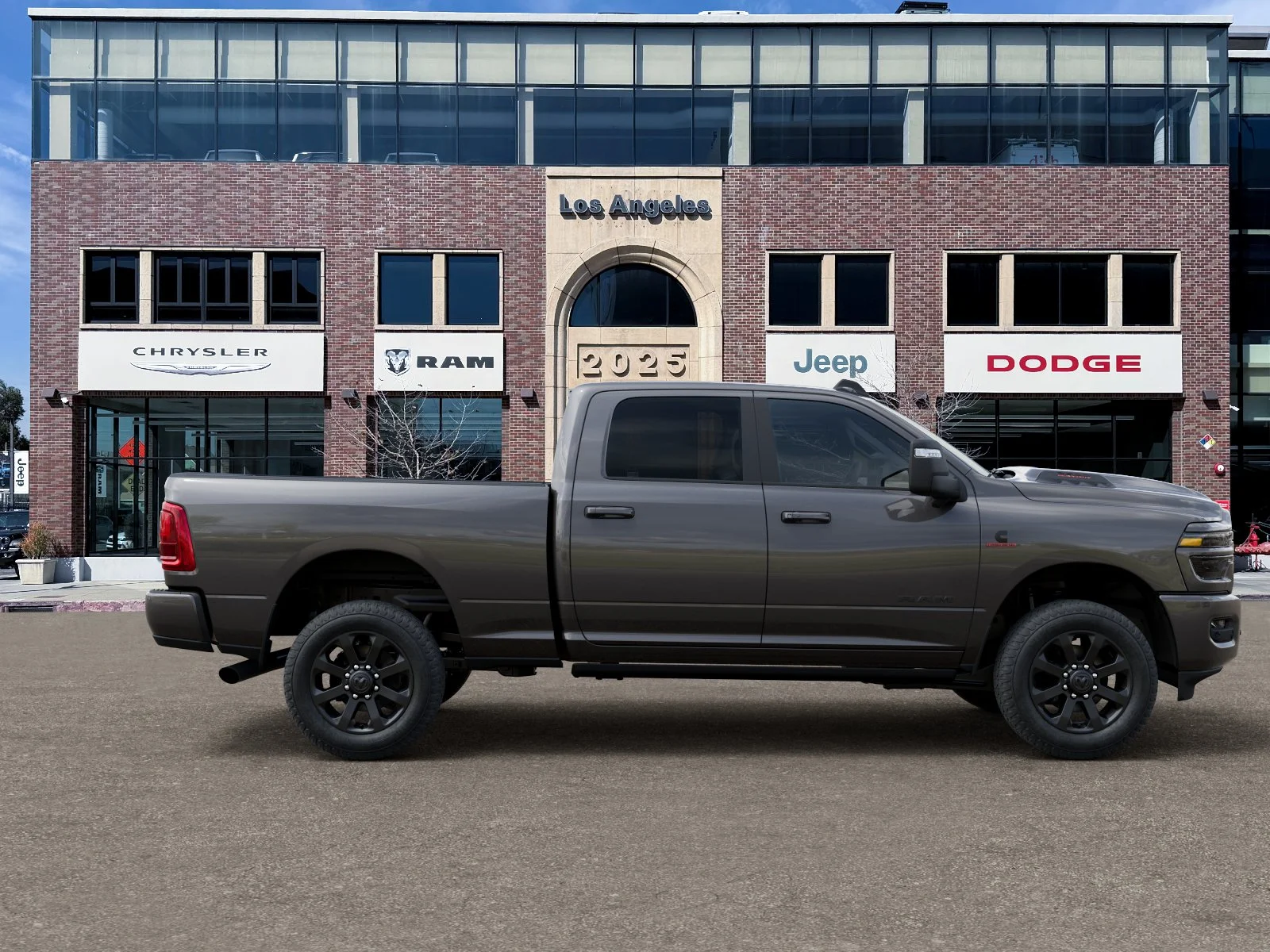 New 2026 Granite Crystal Metallic Clear-Coat Exterior Paint RAM Laramie image 47