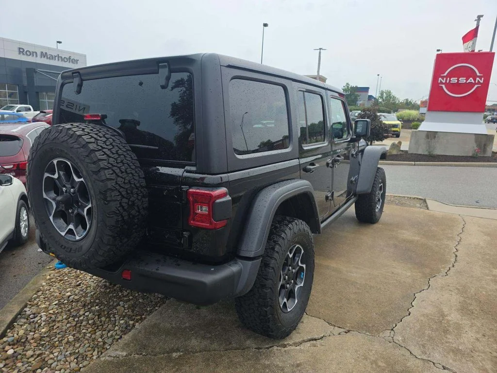 Used 2023 Black Jeep Rubicon 4xe image 2