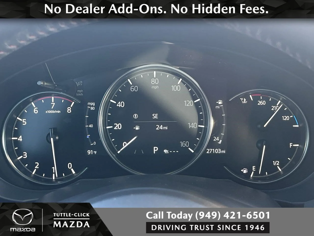 Used 2025 Deep Crystal Blue Mica Mazda 2.5 Turbo Premium Package image 37