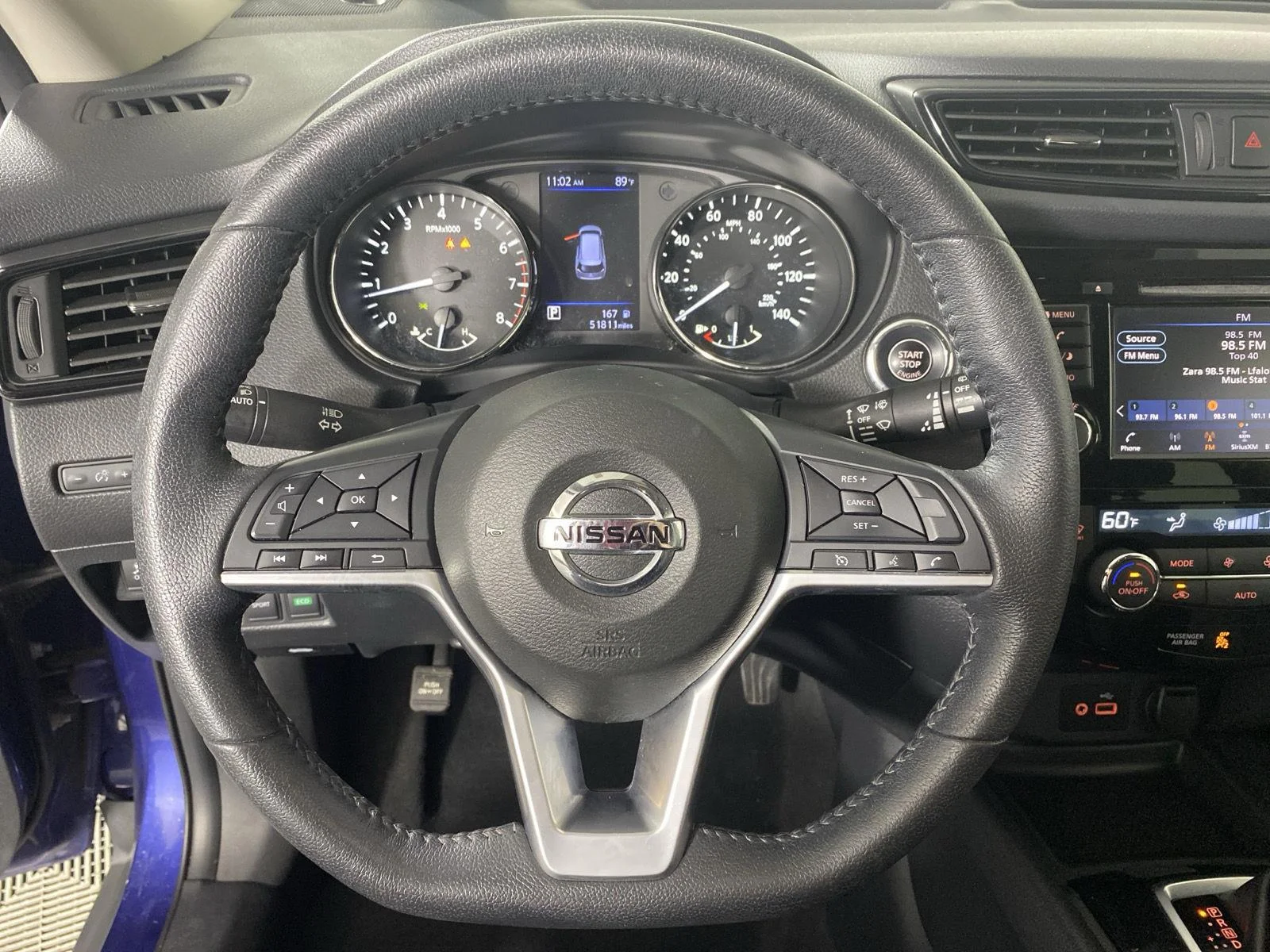 Used 2020 Caspian Blue Metallic Nissan SV image 14