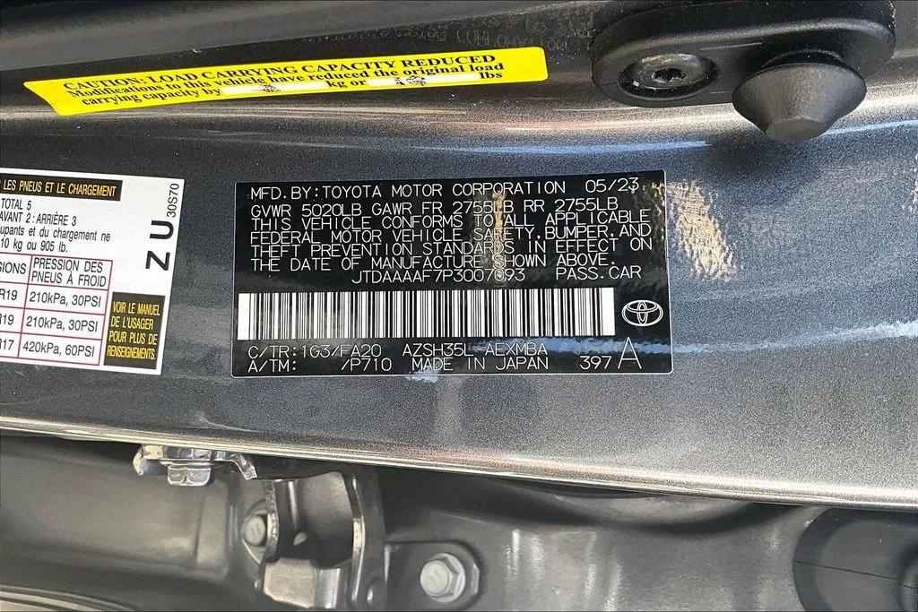Certified Used 2023 Magnetic Gray Metallic Toyota XLE image 34