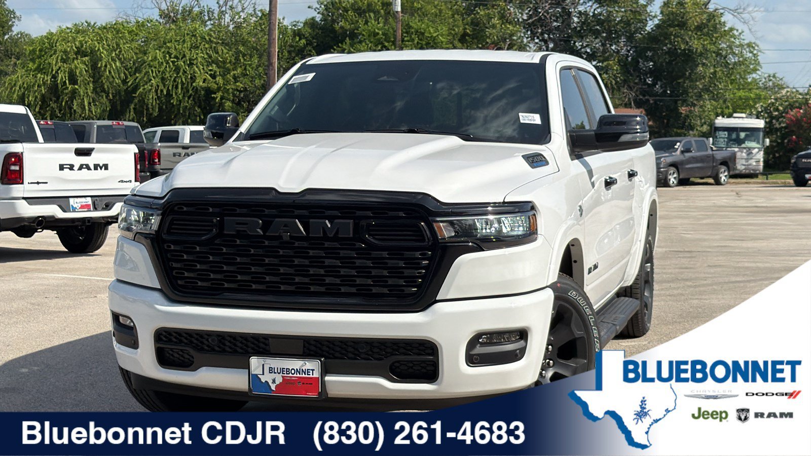 New 2026 Bright White Clear-Coat Exterior Paint RAM Lone Star image 1