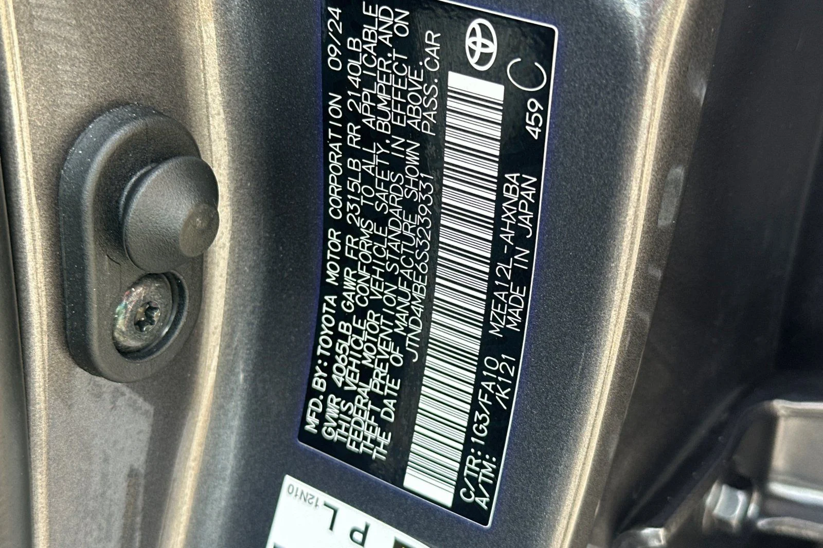 Used 2025 Gray Toyota SE image 29