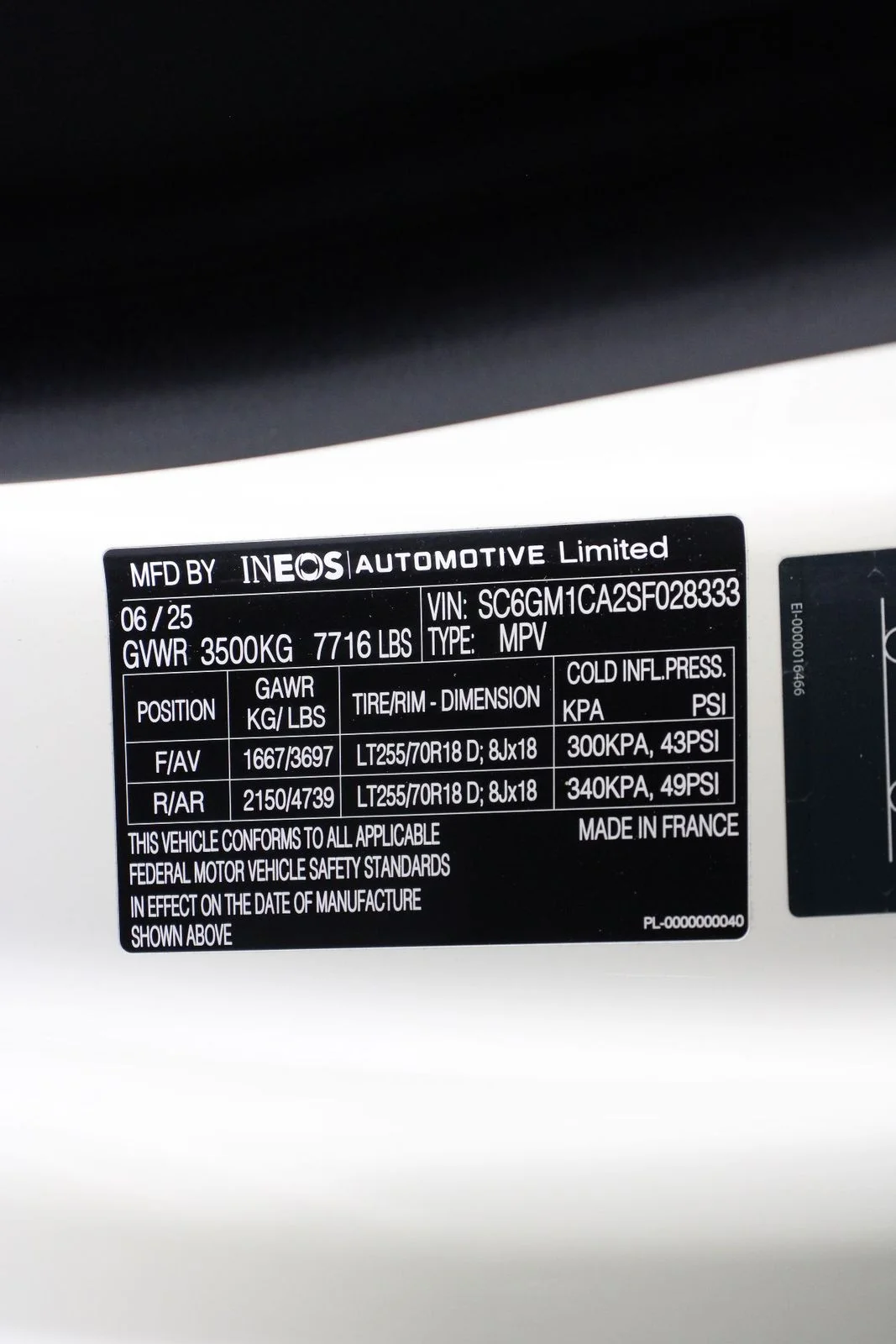 Certified Used 2025 Scottish White INEOS Fieldmaster Edition image 16