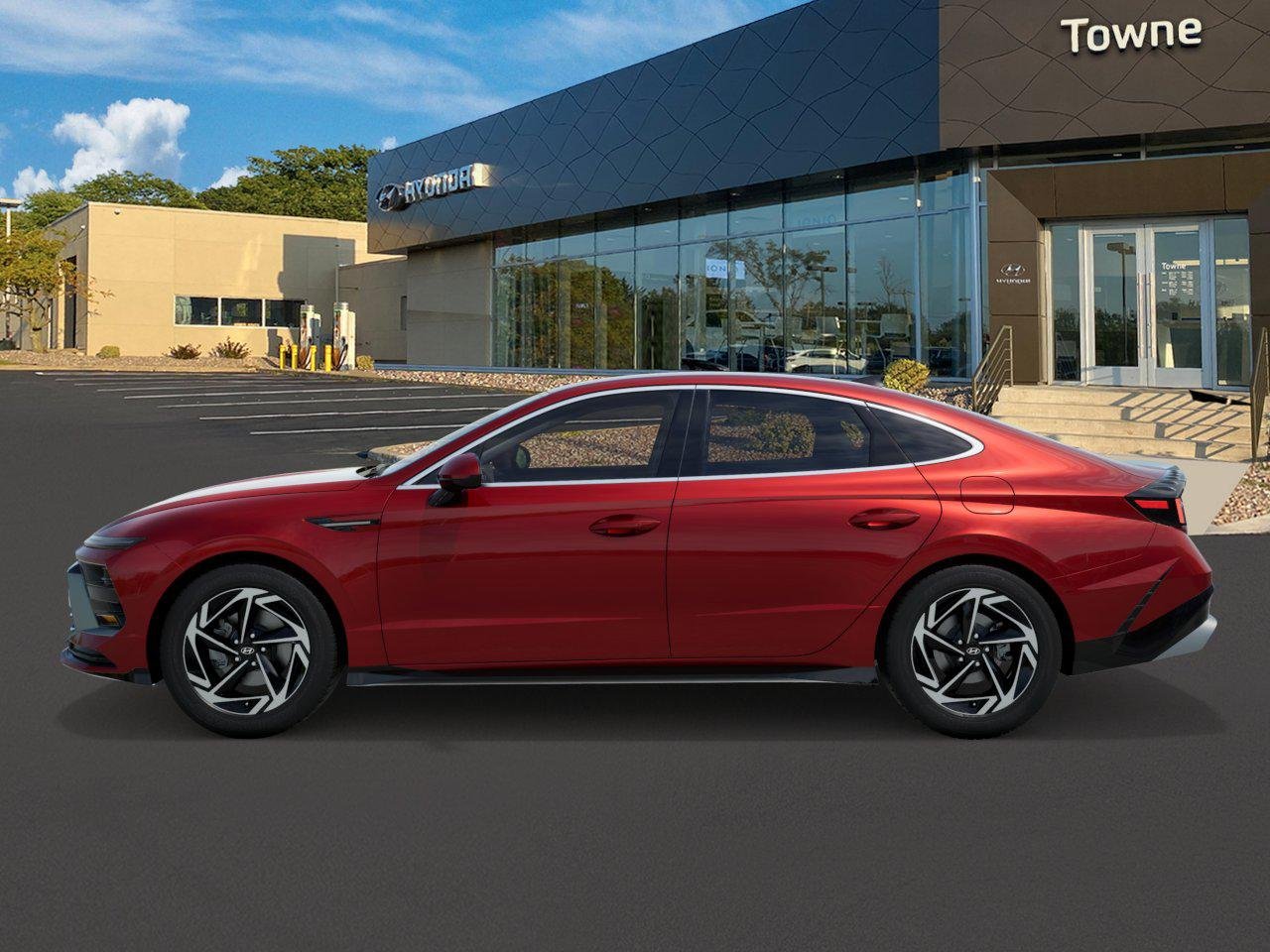 New 2026 Red Hyundai SEL Sport image 3