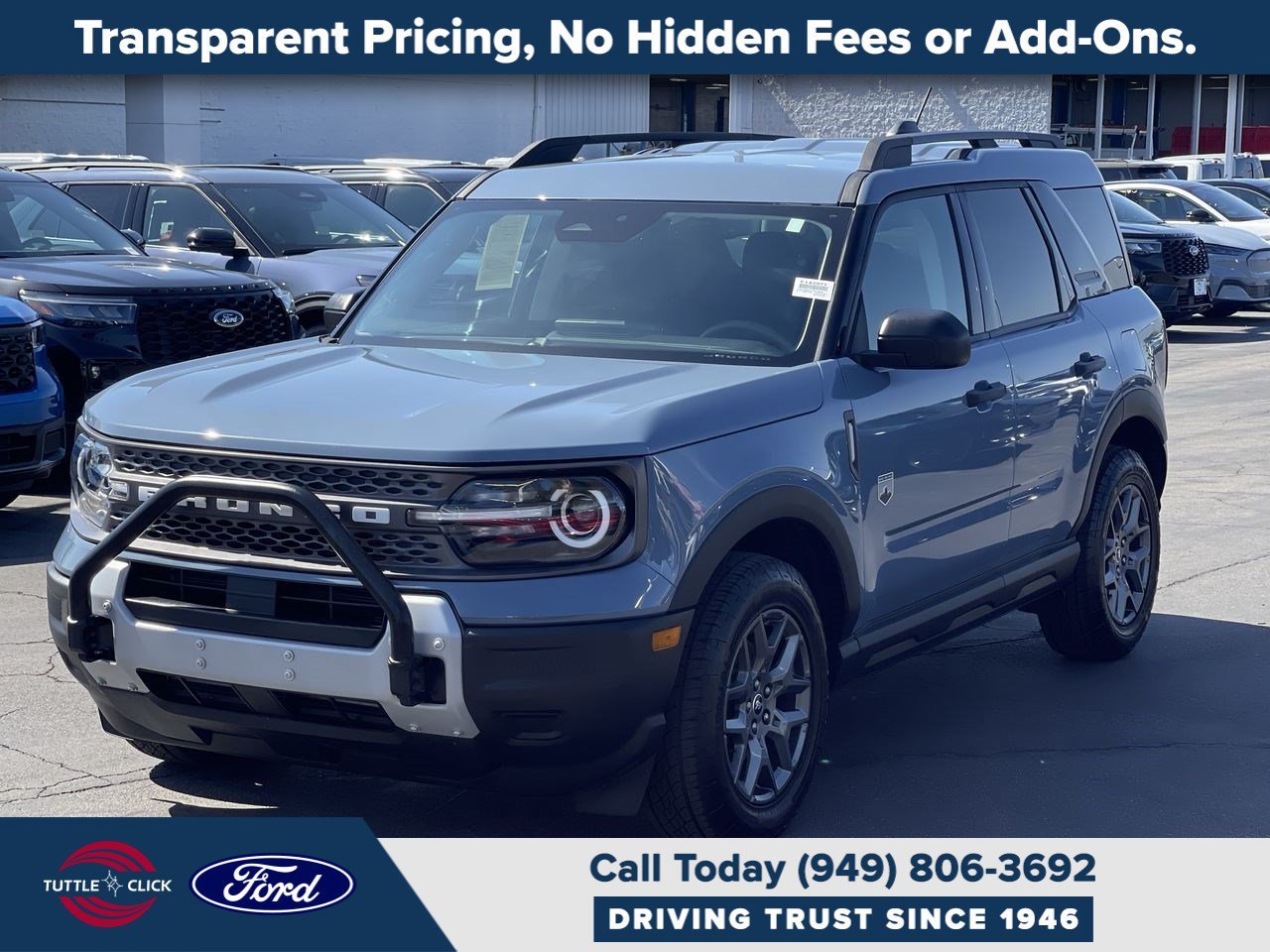 Certified Used 2025 Azure Gray Ford Big Bend image 3