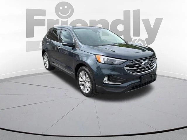 Used 2023 Blue Ford Titanium image 14