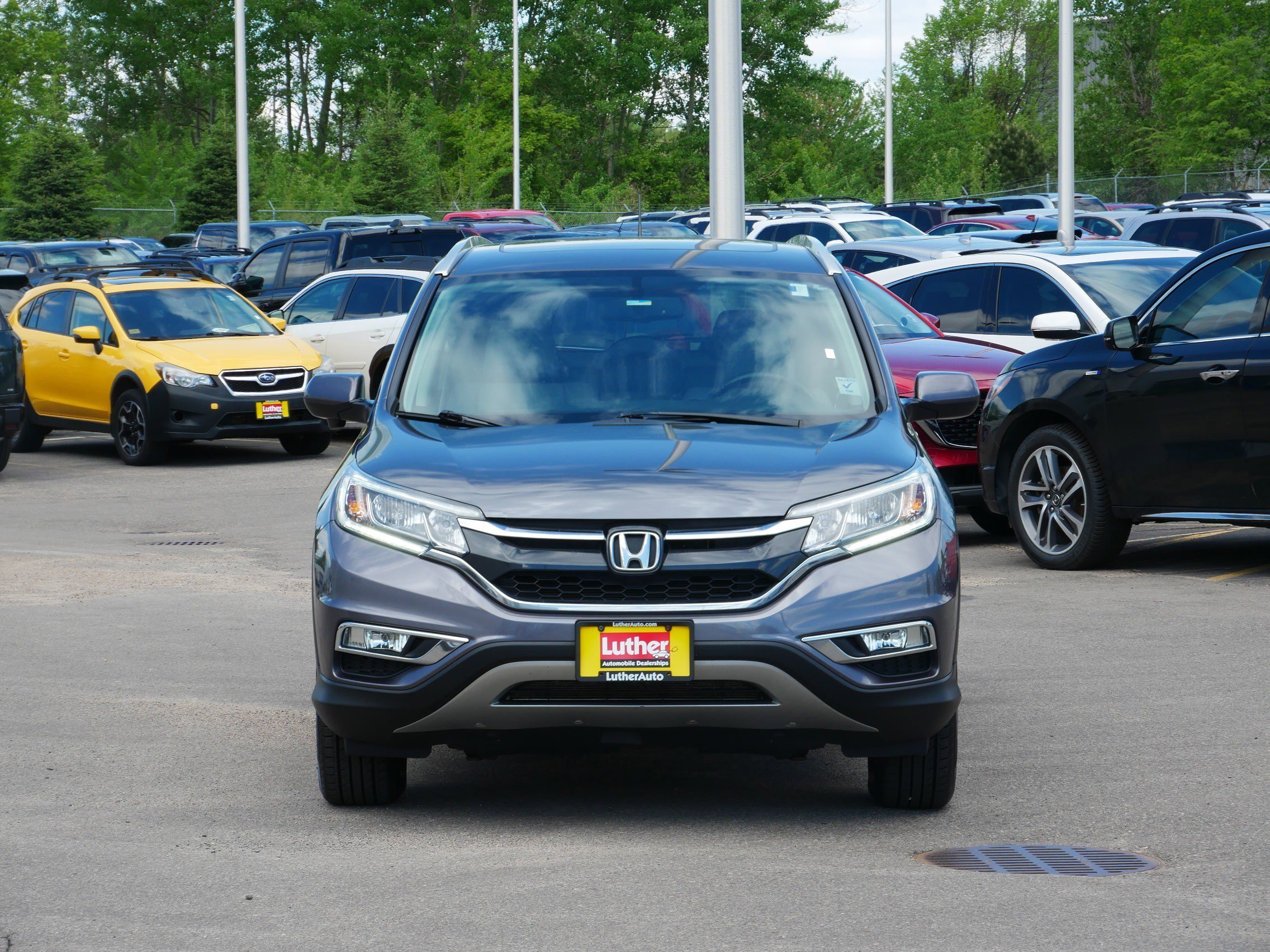Used 2015 Honda CR-V EX-L with VIN 2HKRM4H71FH682127 for sale in Vadnais Heights, Minnesota